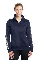 Sport-Tek &#174;  Ladies Dot Sublimation Tricot Track Jacket. LST93